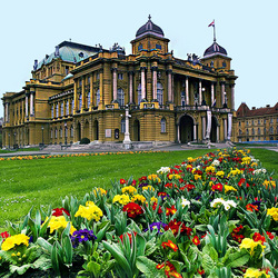 Jigsaw puzzle: Croatian National Theater in Zagreb