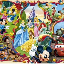 Jigsaw puzzle: Disney fairytale world