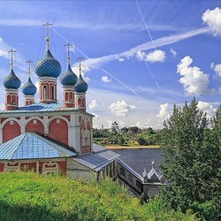 Jigsaw puzzle:  On the banks of the Volga