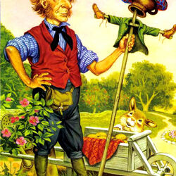 Jigsaw puzzle: Scarecrow for thieves
