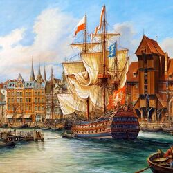 Jigsaw puzzle: Old Gdansk