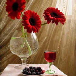 Jigsaw puzzle: Still life with gerberas