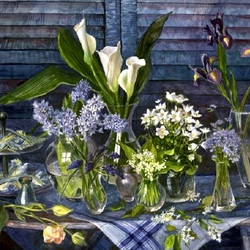 Jigsaw puzzle: Still life with flowers
