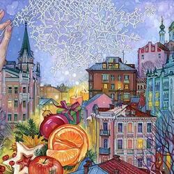 Jigsaw puzzle: Kiev fantasies