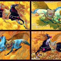 Jigsaw puzzle: Oriental painting