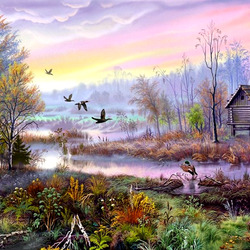 Jigsaw puzzle: Hunting places