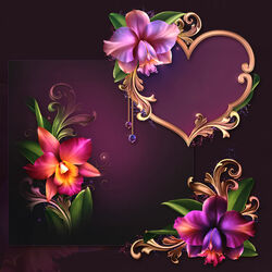 Jigsaw puzzle: Romantic orchids