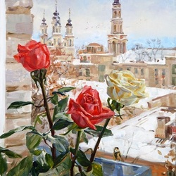 Jigsaw puzzle: Winter roses