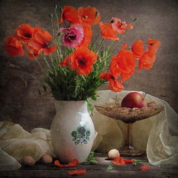 Jigsaw puzzle: Still life with poppies