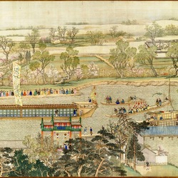 Jigsaw puzzle: The Qianlong Emperor's Southern Inspection Tour / Emperor Qianlong South Inspection Tour