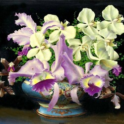 Jigsaw puzzle: Orchid bouquet
