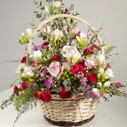 Jigsaw puzzle: Flowers in a basket