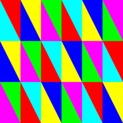 Jigsaw puzzle: Six colors