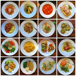 Jigsaw puzzle: Lunch dishes