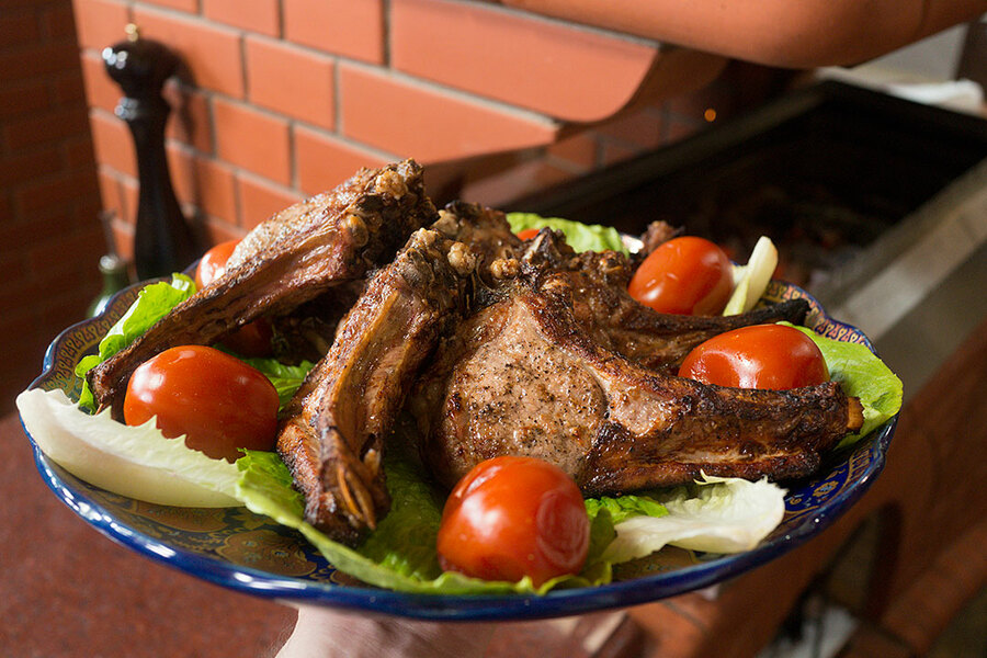 Jigsaw puzzle «Veal shashlik» solve jigsaw puzzles online PuzzleIt