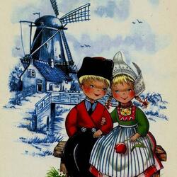 Jigsaw puzzle: Dutch vintage postcards