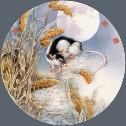 Jigsaw puzzle: Shier Shengxiao-shen - Animal Spirits of the 12-year cycle