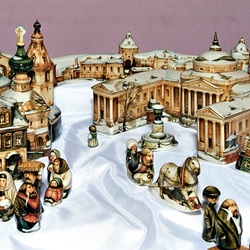 Jigsaw puzzle: Porcelain Russia in miniature