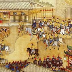 Jigsaw puzzle: The Qianlong Emperor's Southern Inspection Tour / Emperor Qianlong South Inspection Tour