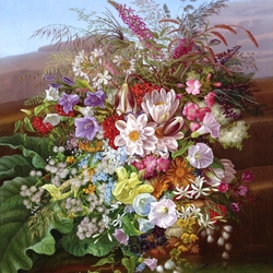 Jigsaw puzzle:  Still life with flowers