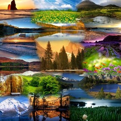 Jigsaw puzzle: The beauty of the native land