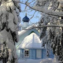 Jigsaw puzzle: Winter in Karelia