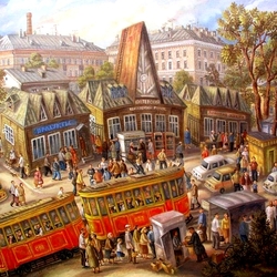 Jigsaw puzzle: Koptevsky market