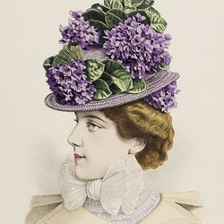 Jigsaw puzzle: Lady in a hat