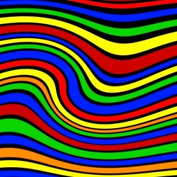 Jigsaw puzzle: Colored lines