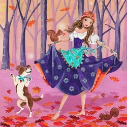 Jigsaw puzzle: Dance with leaves