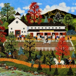 Jigsaw puzzle: Country stable