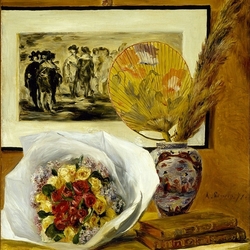 Jigsaw puzzle: Still life with a bouquet