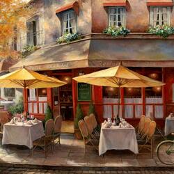 Jigsaw puzzle: Parisian cafes