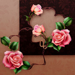 Jigsaw puzzle: Roses for the holiday