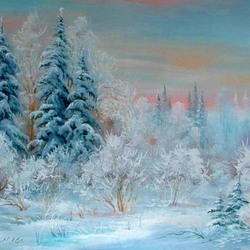 Jigsaw puzzle: Delicate colors of winter