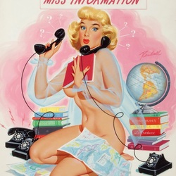 Jigsaw puzzle: Miss Information