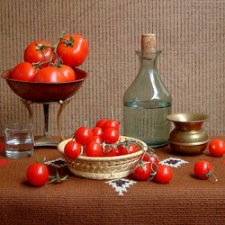 Jigsaw puzzle: Tomato still life