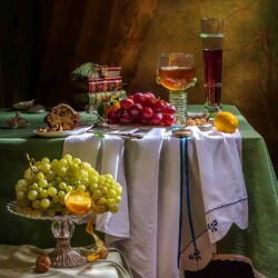 Jigsaw puzzle: Still life in the Dutch style
