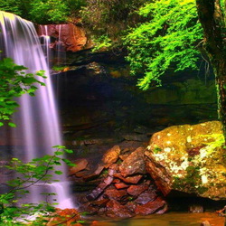 Jigsaw puzzle: Waterfall