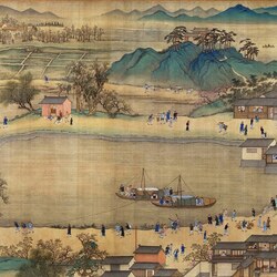 Jigsaw puzzle: The Kangxi Emperor's Southern Inspection Tour (IX) / The Kangxi Emperor's Southern Inspection Tour (IX), 2