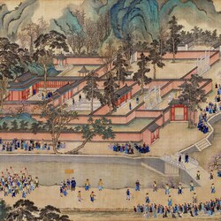 Jigsaw puzzle: The Kangxi Emperor's Southern Inspection Tour (IX) / The Kangxi Emperor's Southern Inspection Tour (IX), 6