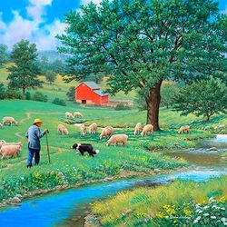 Jigsaw puzzle: Good shepherd