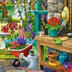 Jigsaw puzzle: Gardener's corner