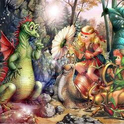 Jigsaw puzzle: And dragons too ...