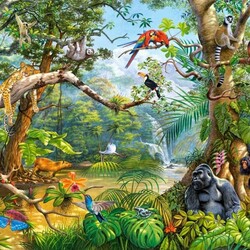 Jigsaw puzzle: The hidden life of the jungle