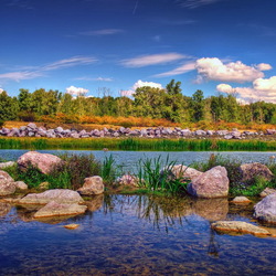 Jigsaw puzzle: River bank