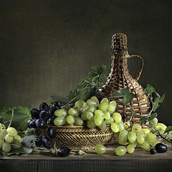 Jigsaw puzzle: With grapes