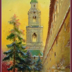 Jigsaw puzzle: Astrakhan. Cathedral bell tower