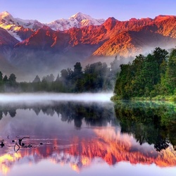 Jigsaw puzzle: Fog over water