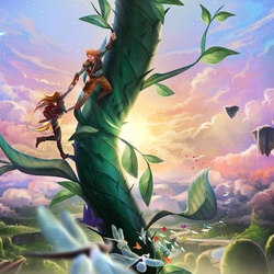 Jigsaw puzzle: Up the beanstalk